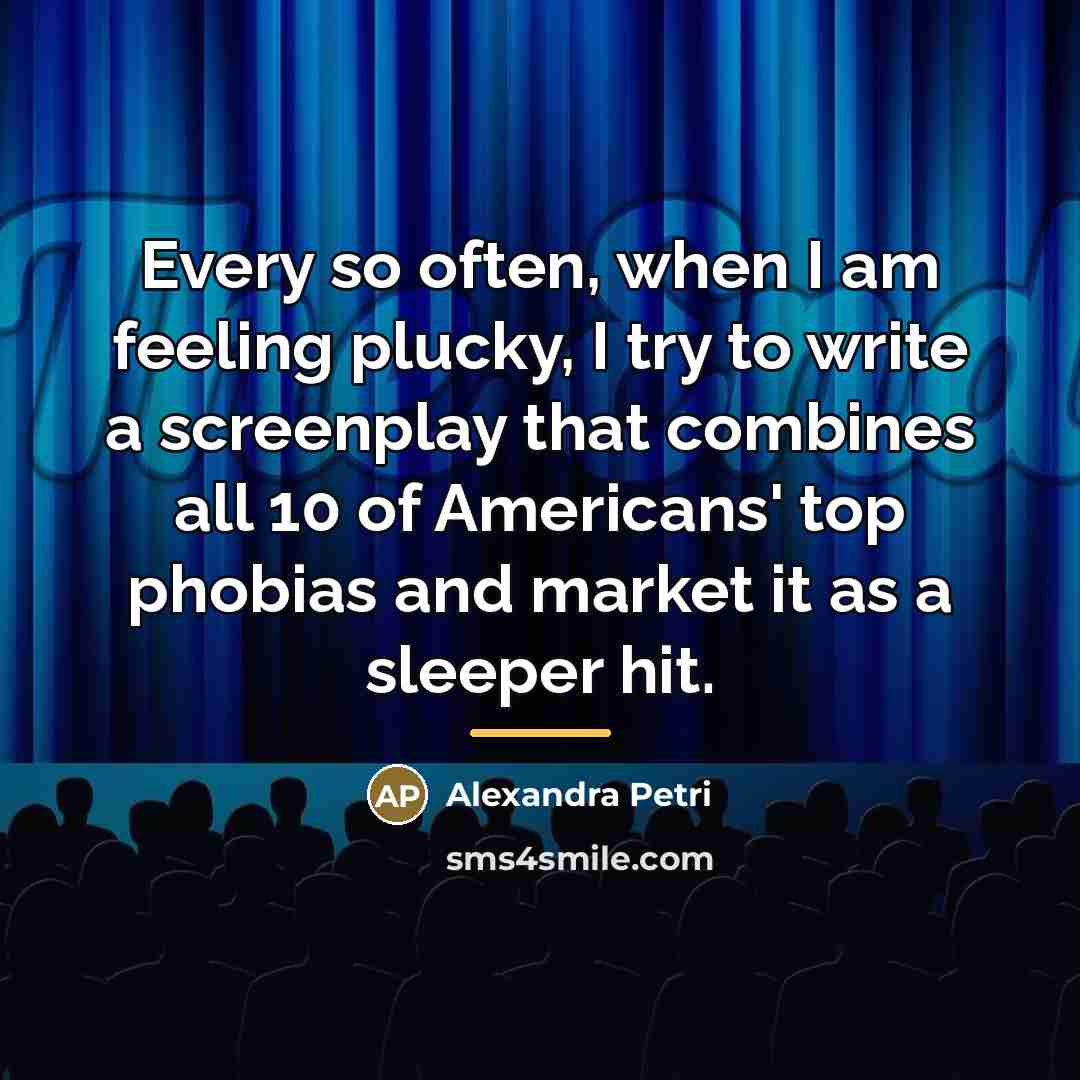 “Every so often, when I am feeling plucky, I try…” quote by Alexandra Petri