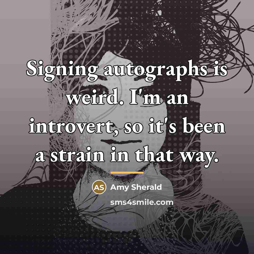 “Signing autographs is weird. I'm an introvert, so it's been…” quote by Amy Sherald