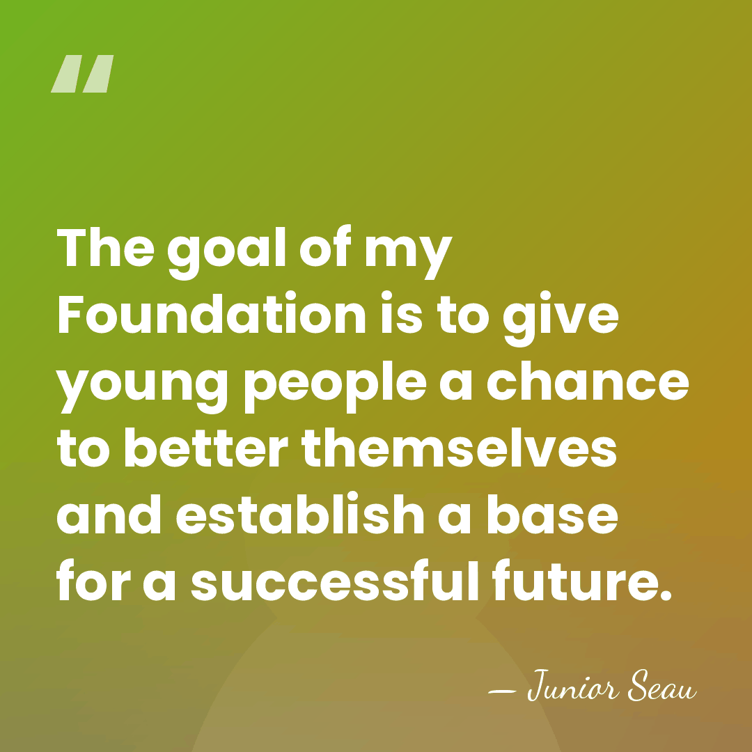 The goal of my Foundation is to give young people a chance&hellip; - Junior Seau