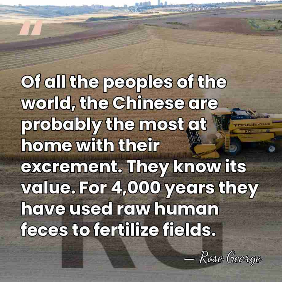 Of all the peoples of the world, the Chinese are probably the&hellip; - Rose George