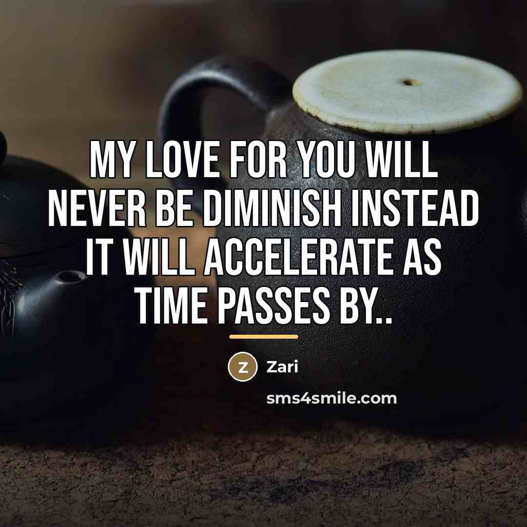 “My love for you will never be diminish instead it…” quote by Zari