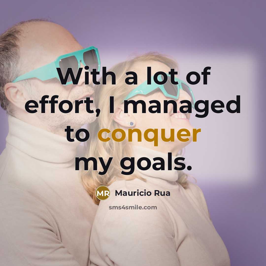 “With a lot of effort, I managed to conquer my…” quote by Mauricio Rua