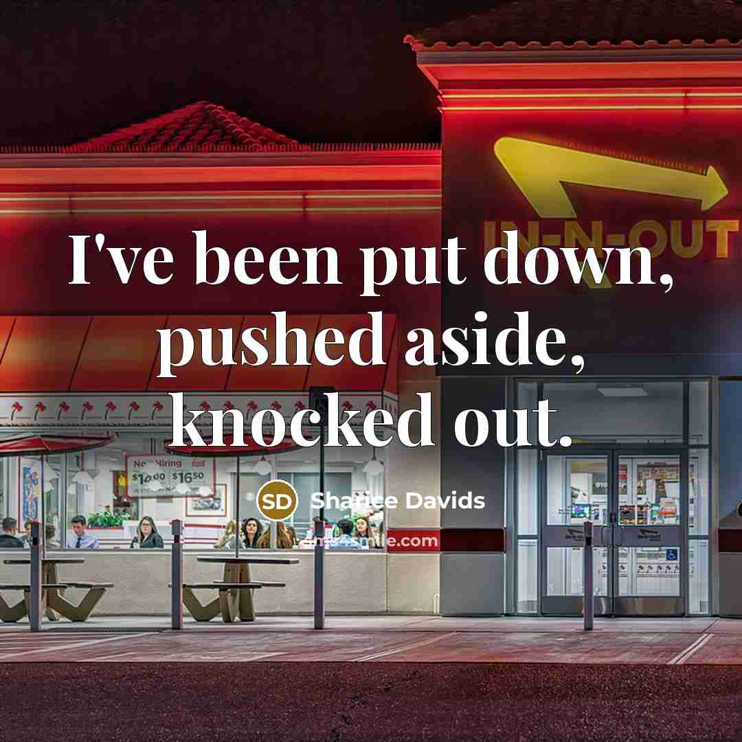“I've been put down, pushed aside, knocked out.…” quote by Sharice Davids