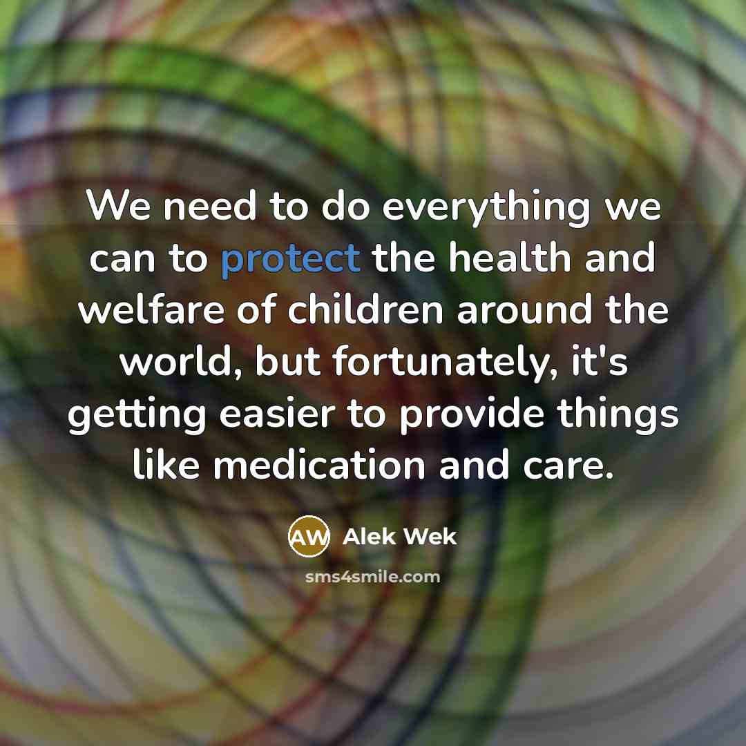 “We need to do everything we can to protect the…” quote by Alek Wek