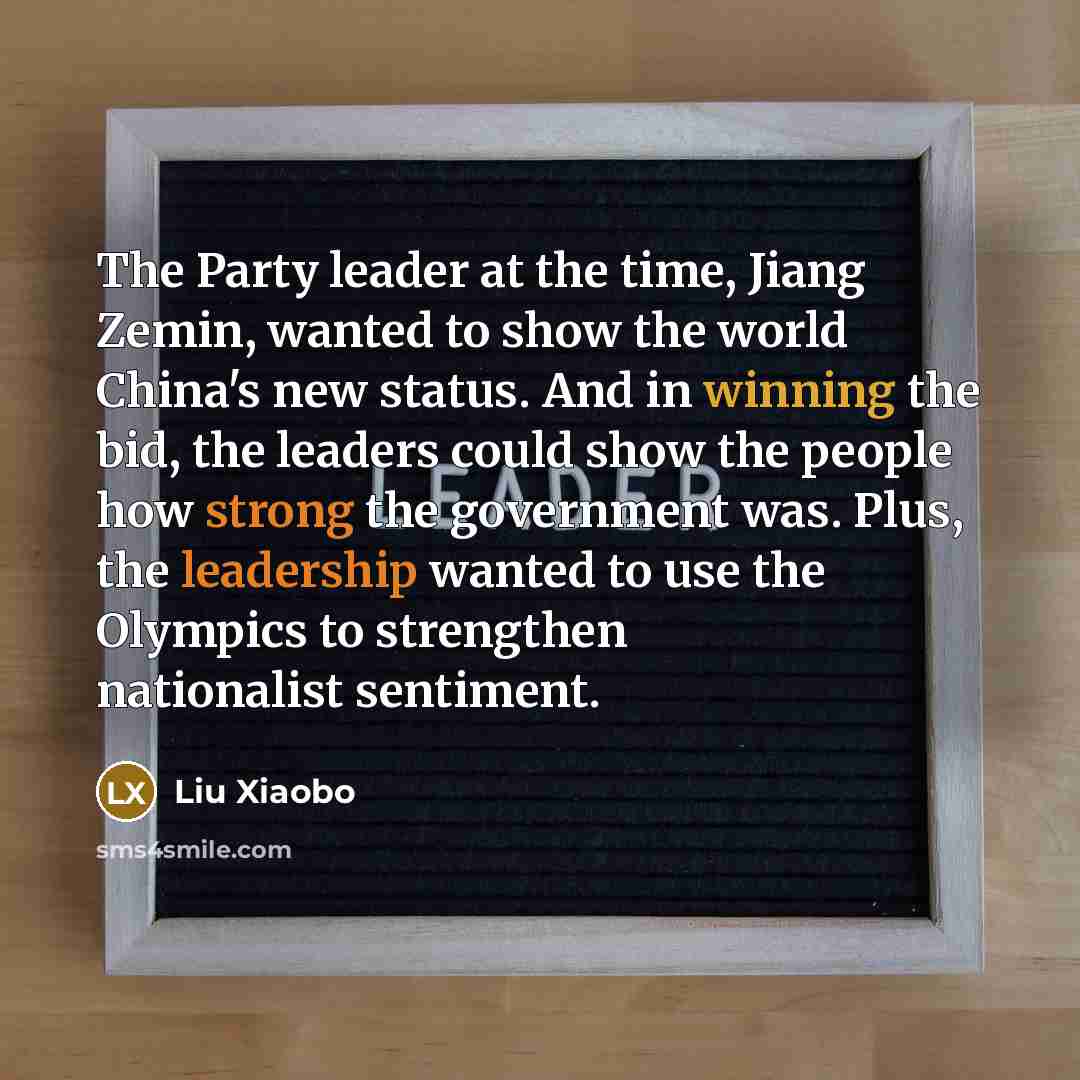 “The Party leader at the time, Jiang Zemin, wanted to…” quote by Liu Xiaobo