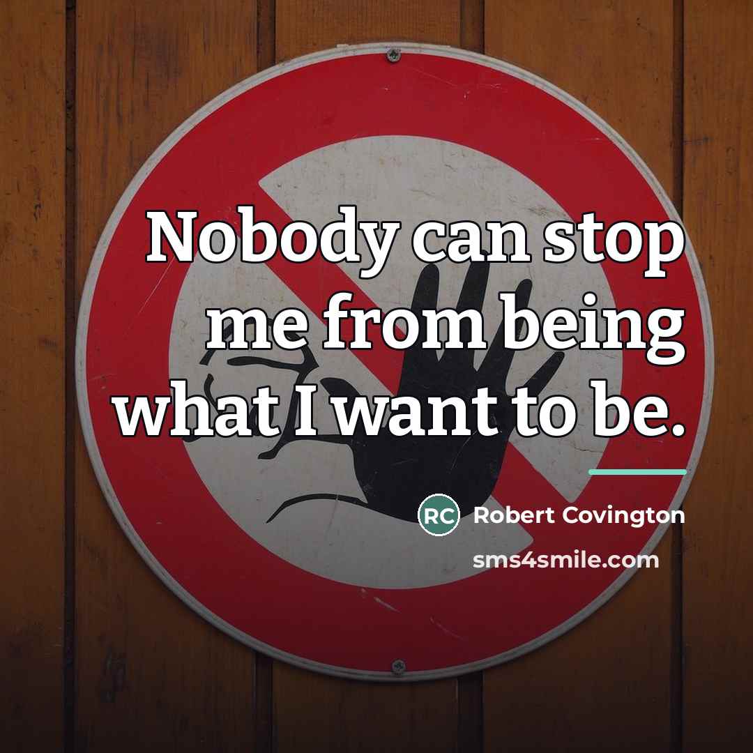 “Nobody can stop me from being what I want to…” quote by Robert Covington