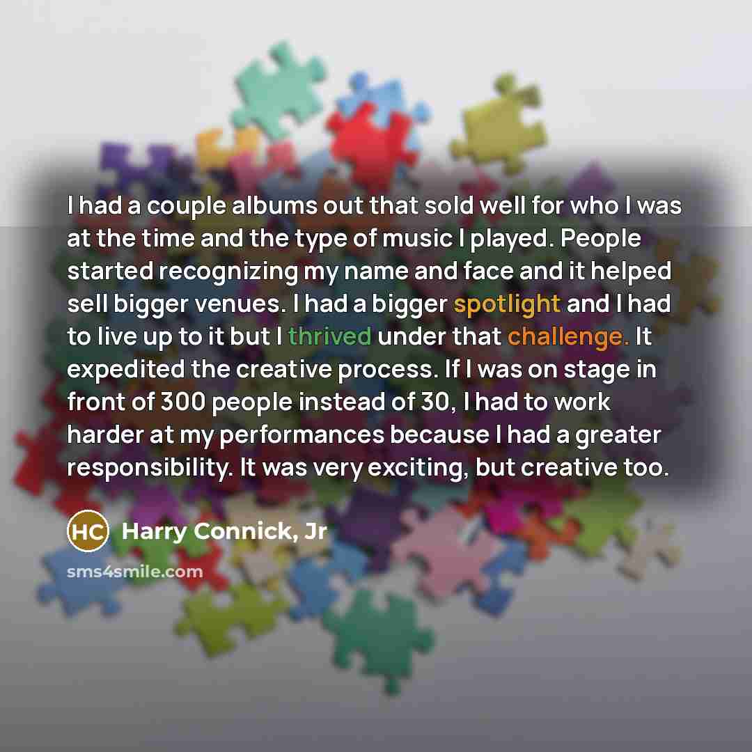 “I had a couple albums out that sold well for…” quote by Harry Connick, Jr