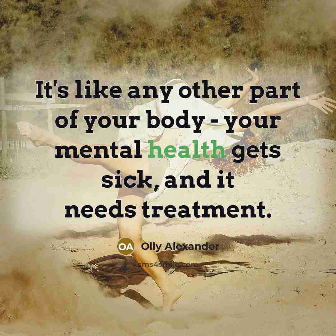 “It's like any other part of your body - your…” quote by Olly Alexander