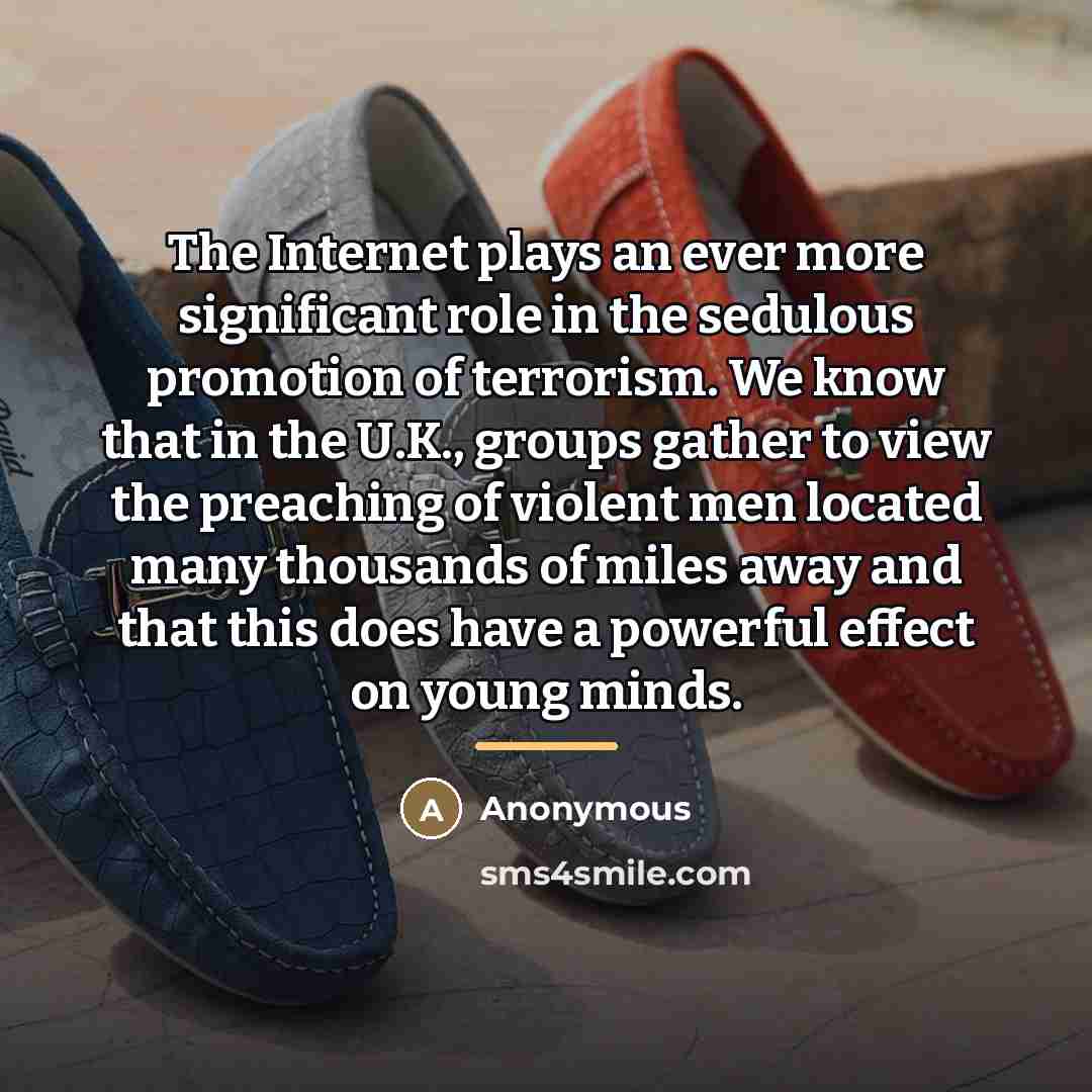 “The Internet plays an ever more significant role in the…” quote by Anonymous