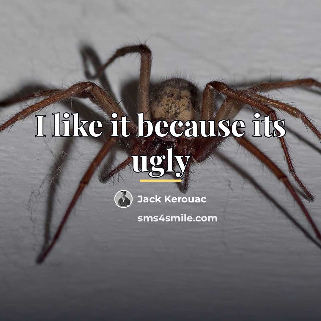 “I like it because its ugly…” quote by Jack Kerouac