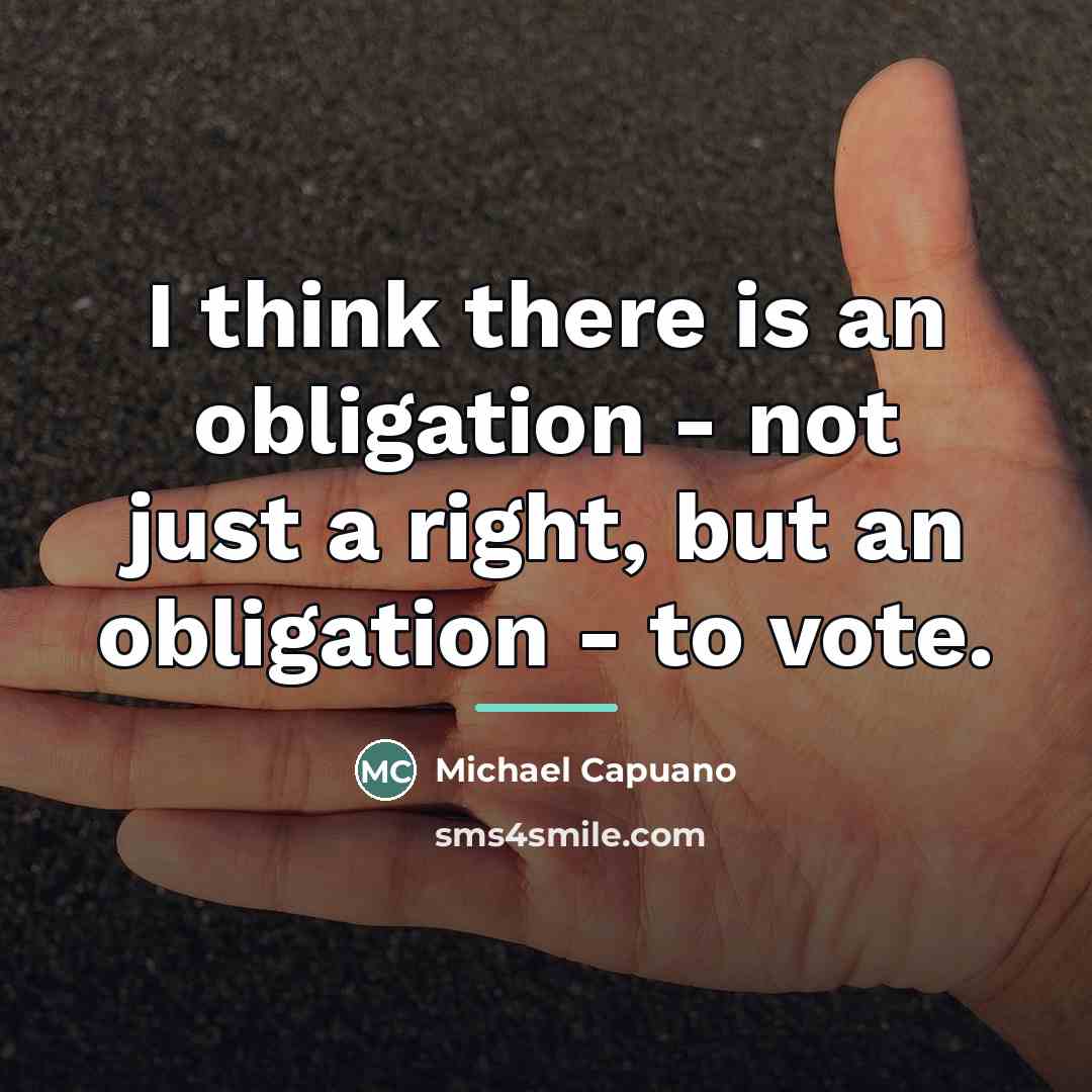 “I think there is an obligation - not just a…” quote by Michael Capuano