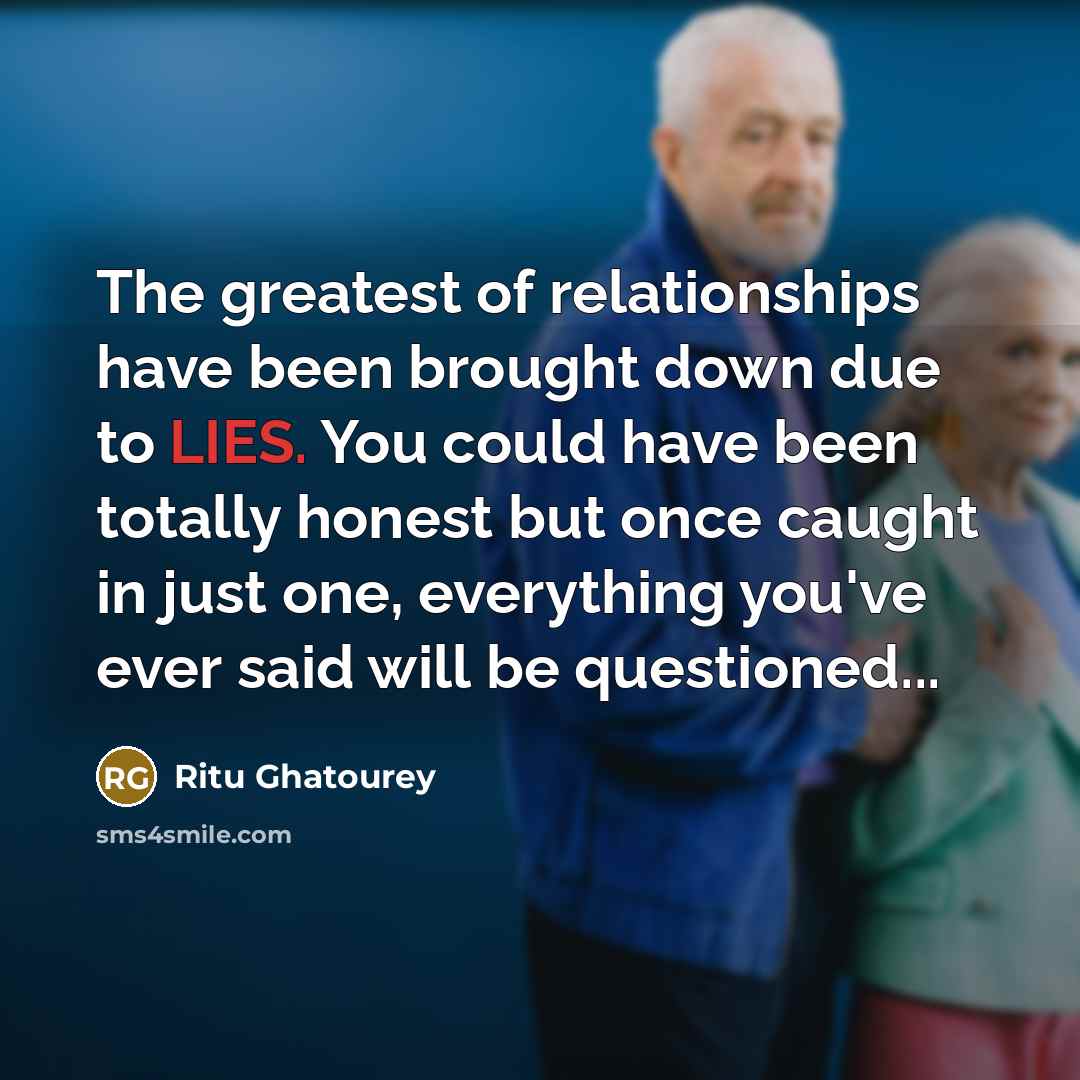 “The greatest of relationships have been brought down due to…” quote by Ritu Ghatourey