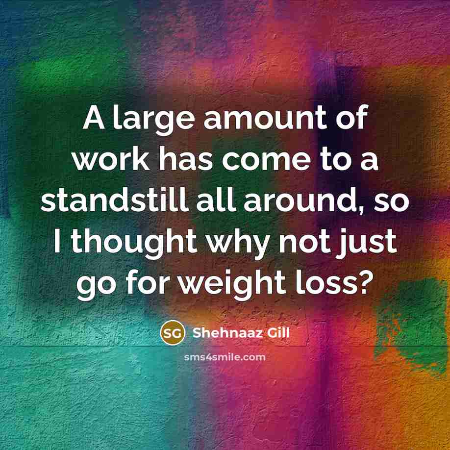 “A large amount of work has come to a standstill…” quote by Shehnaaz Gill