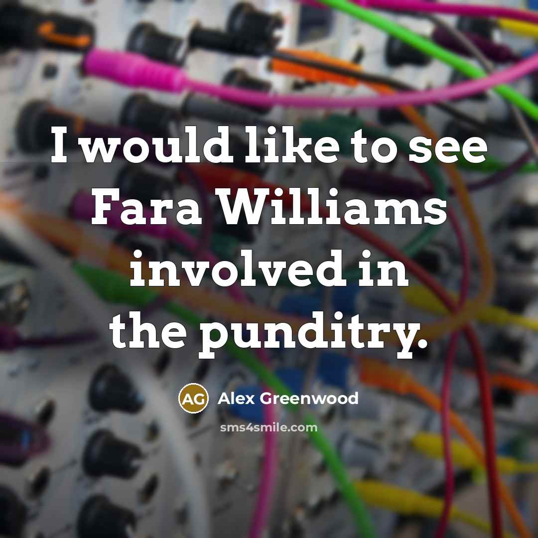“I would like to see Fara Williams involved in the…” quote by Alex Greenwood