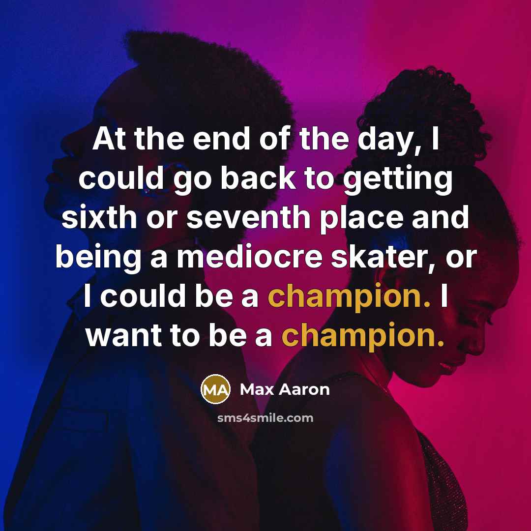 “At the end of the day, I could go back…” quote by Max Aaron