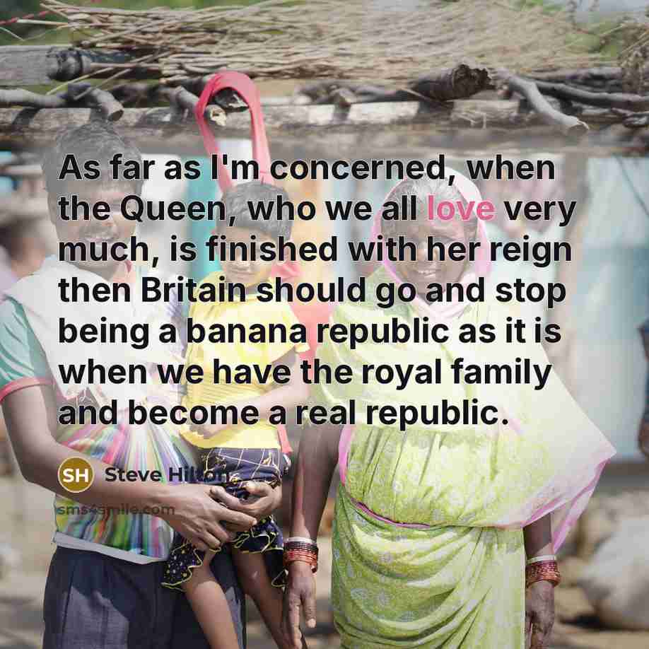“As far as I'm concerned, when the Queen, who we…” quote by Steve Hilton