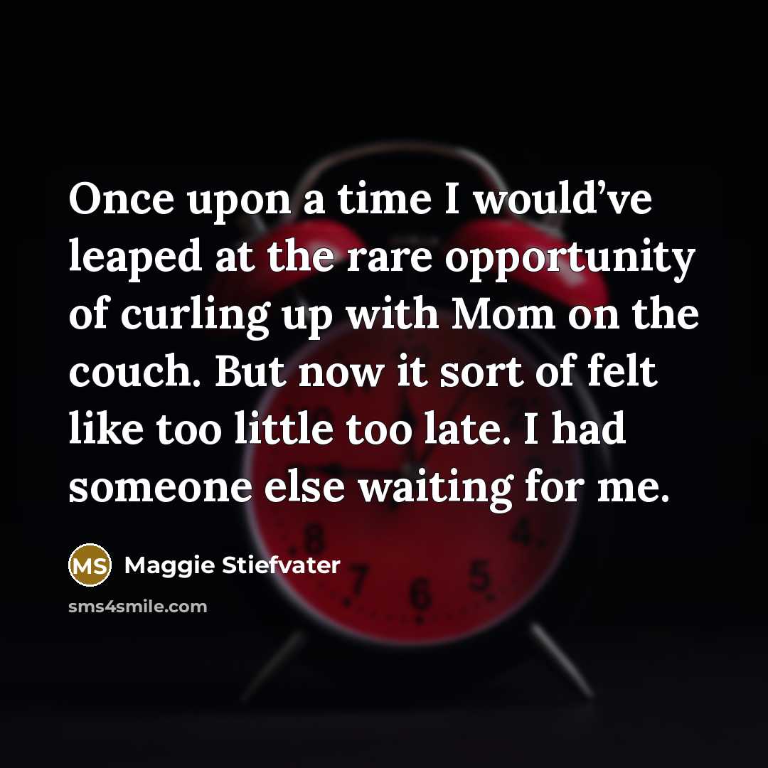 “Once upon a time I would’ve leaped at the rare…” quote by Maggie Stiefvater