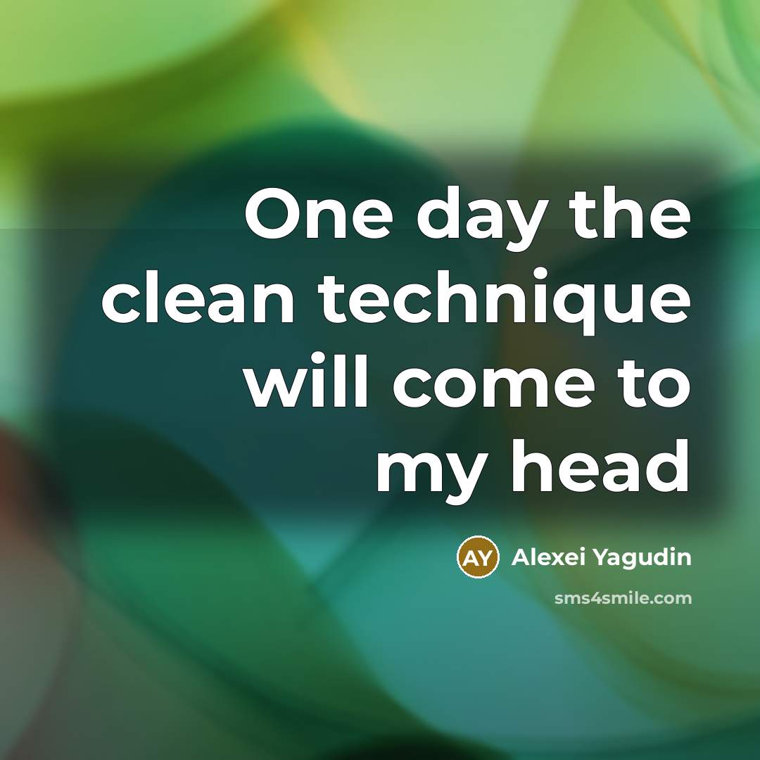 “One day the clean technique will come to my head…” quote by Alexei Yagudin