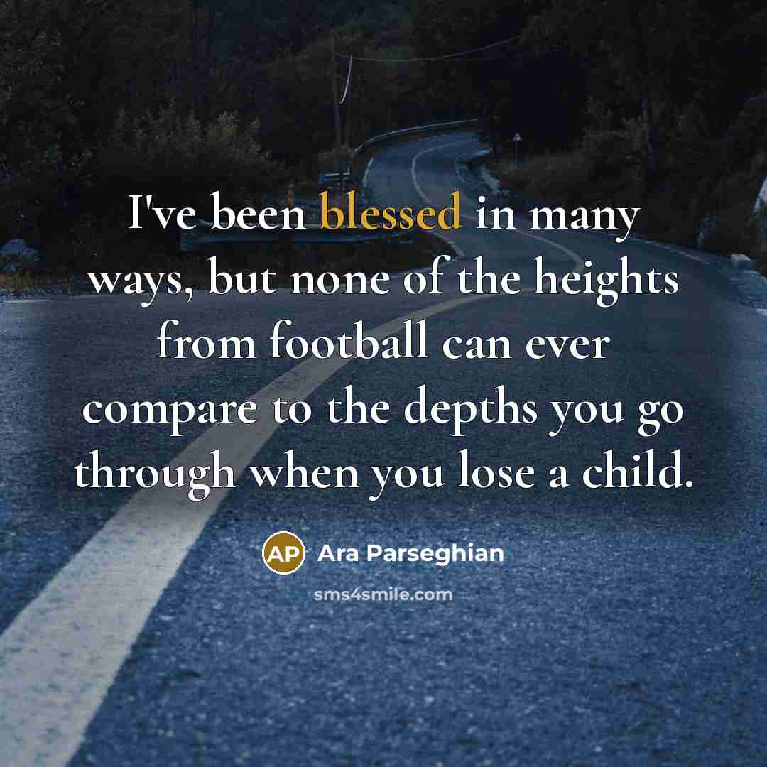 “I've been blessed in many ways, but none of the…” quote by Ara Parseghian