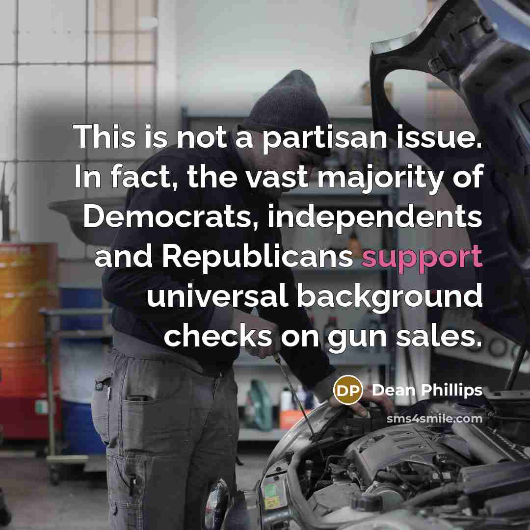 “This is not a partisan issue. In fact, the vast…” quote by Dean Phillips