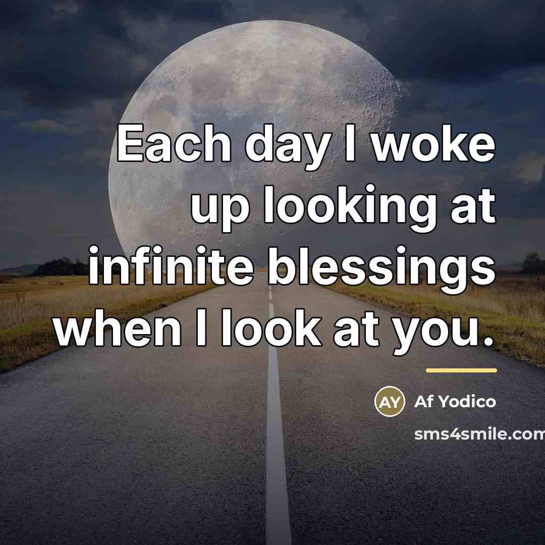“Each day I woke up looking at infinite blessings when…” quote by Af Yodico