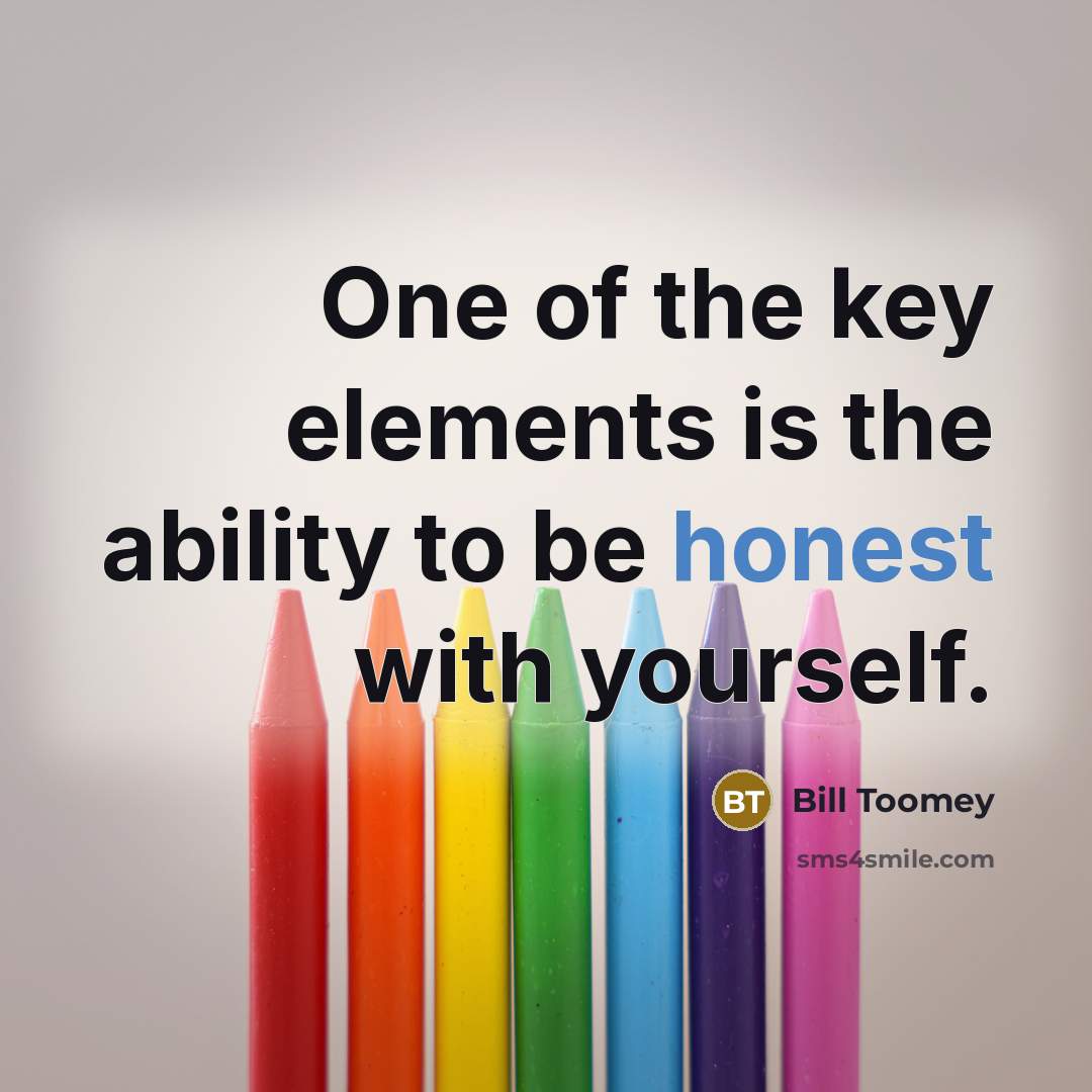 “One of the key elements is the ability to be…” quote by Bill Toomey