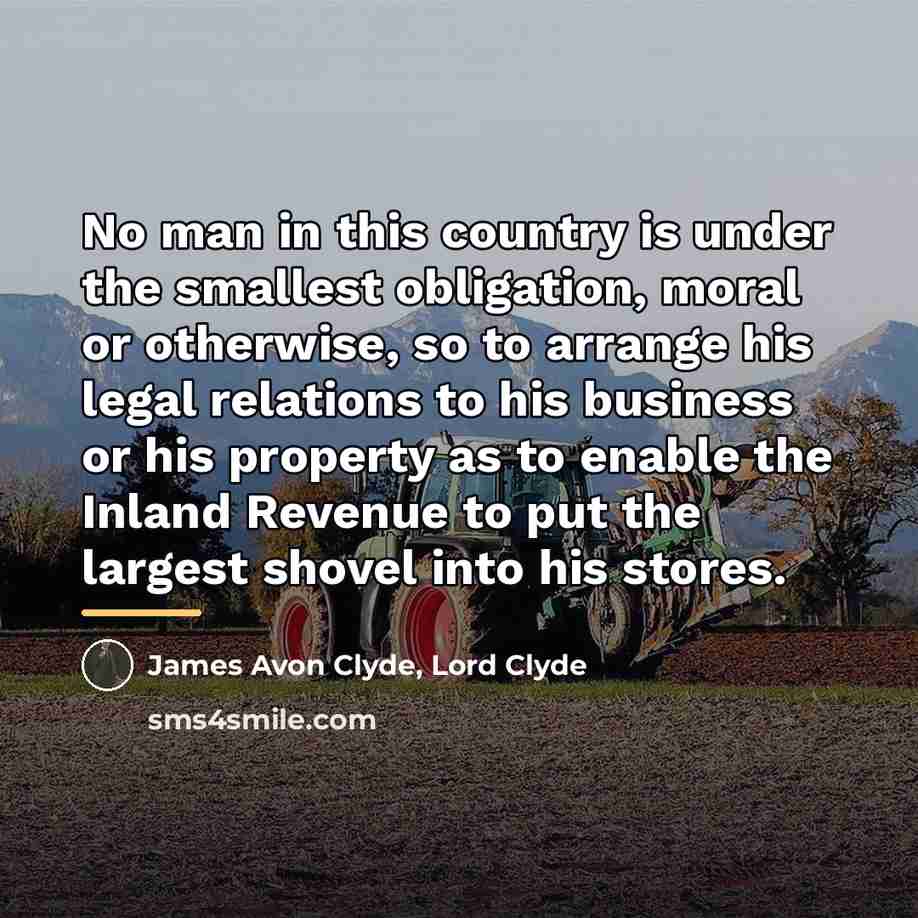 “No man in this country is under the smallest obligation,…” quote by Lord Clyde James Avon Clyde