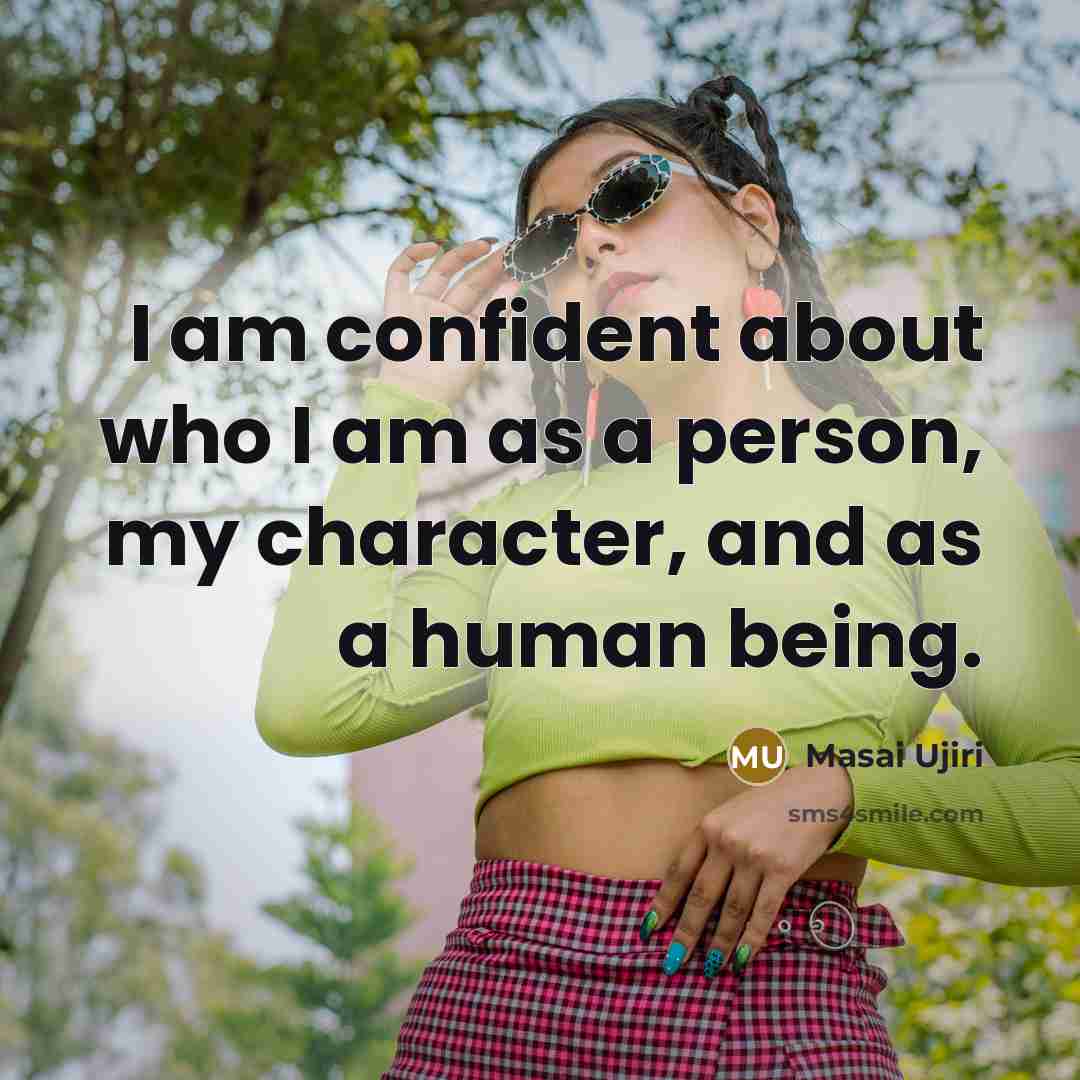 “I am confident about who I am as a person,…” quote by Masai Ujiri