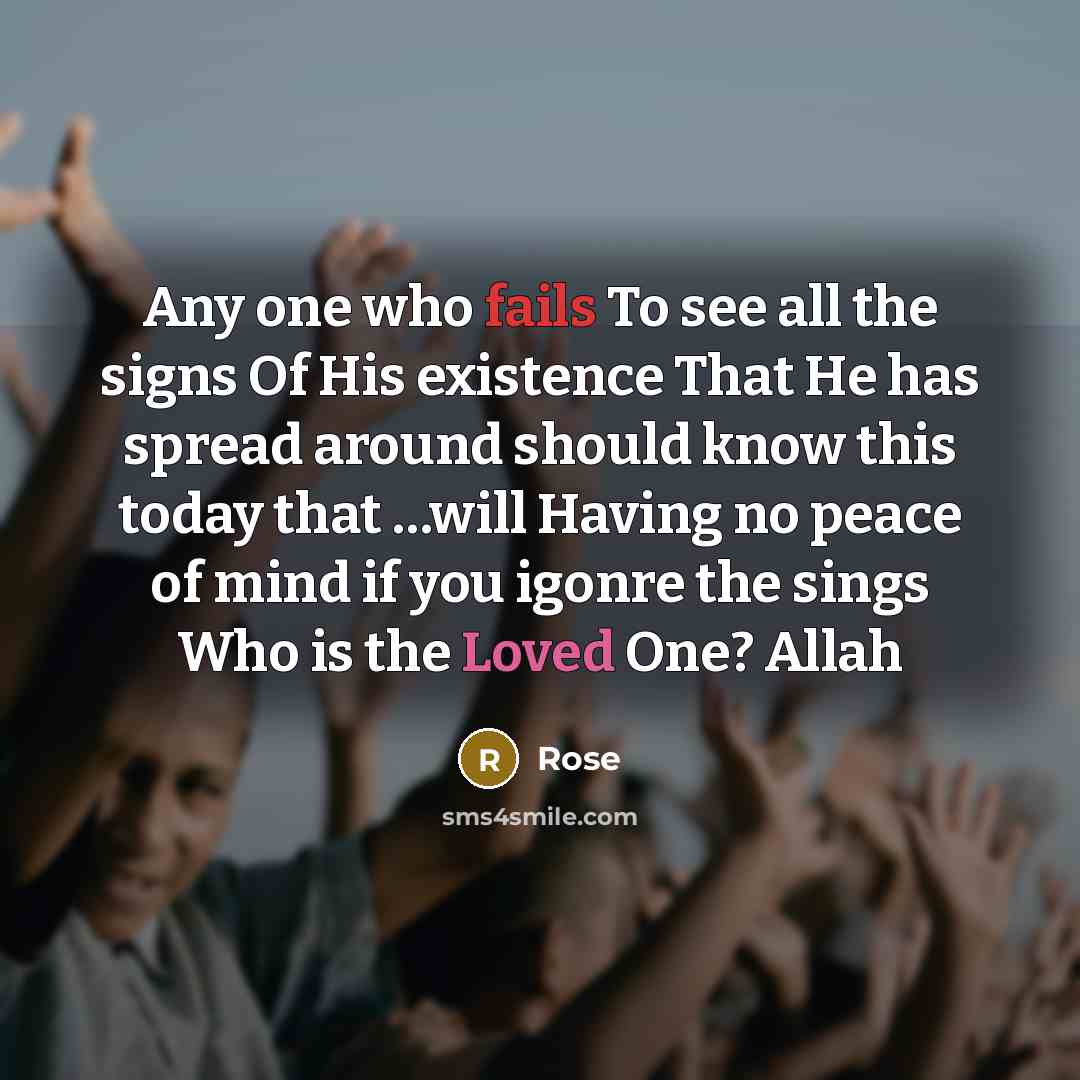 “Any one who fails To see all the signs Of…” quote by Rose
