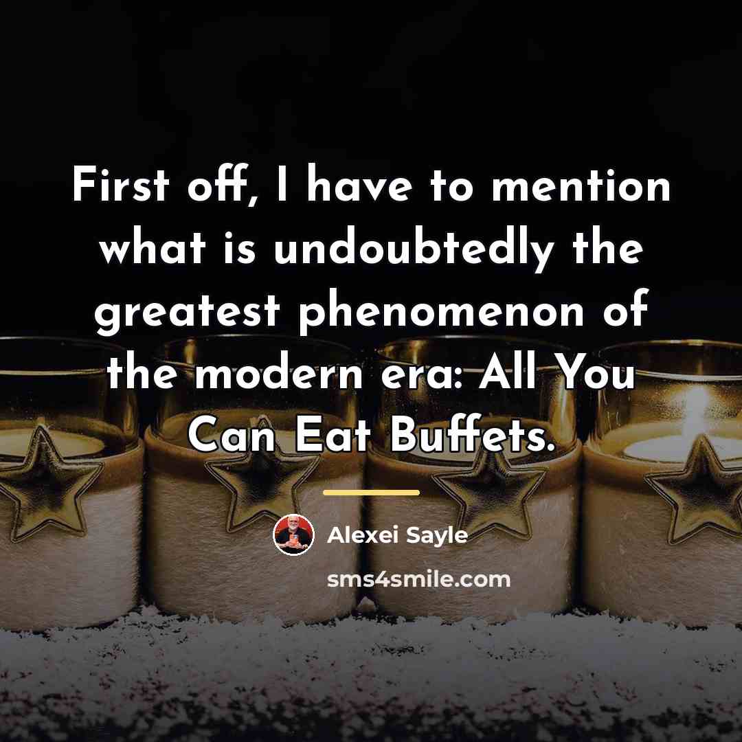 “First off, I have to mention what is undoubtedly the…” quote by Alexei Sayle