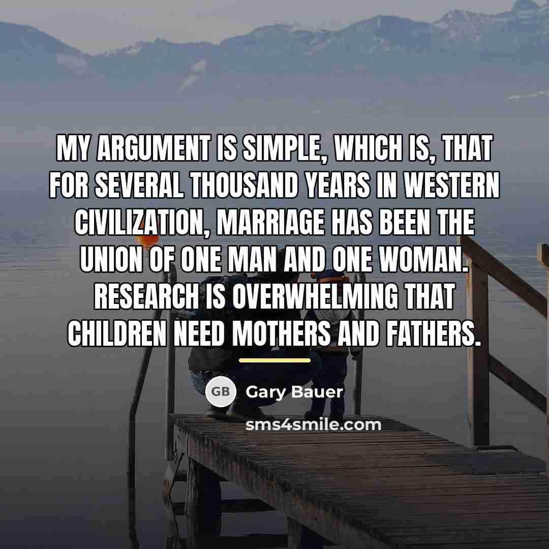 “My argument is simple, which is, that for several thousand…” quote by Gary Bauer