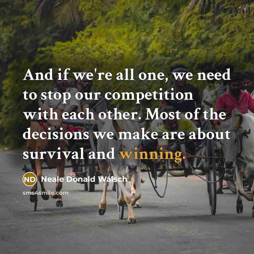 “And if we're all one, we need to stop our…” quote by Neale Donald Walsch