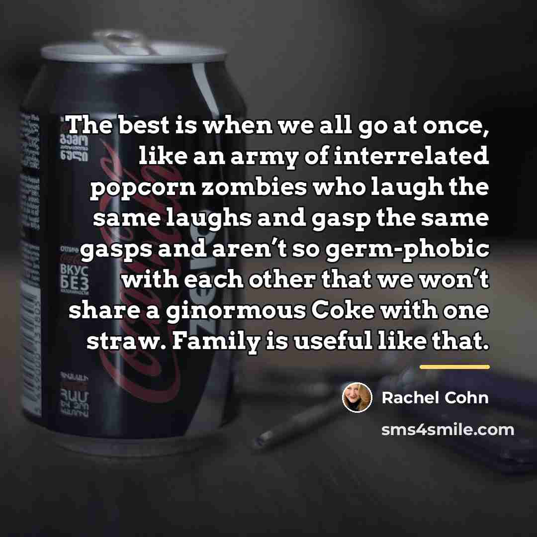 “The best is when we all go at once, like…” quote by Rachel Cohn