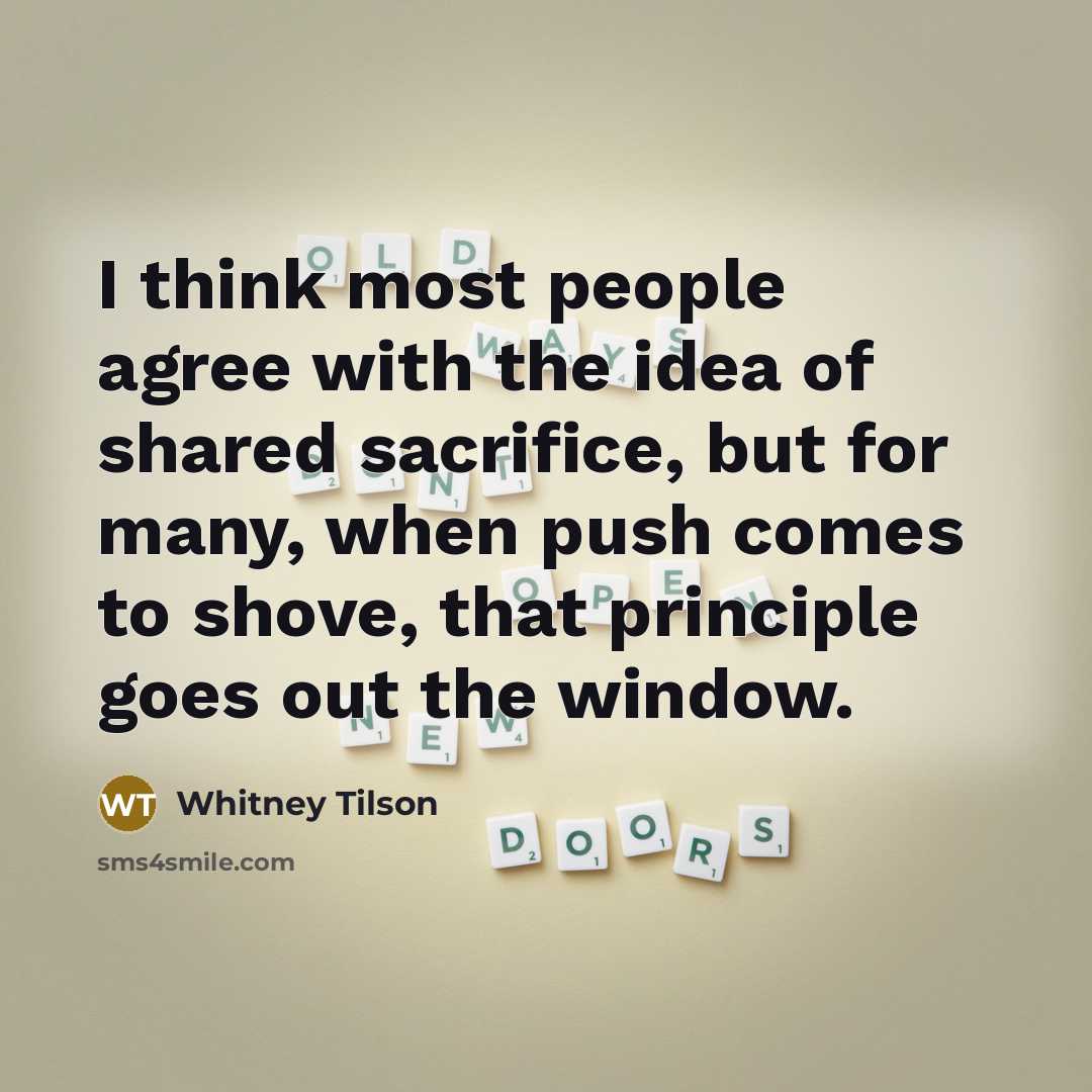 “I think most people agree with the idea of shared…” quote by Whitney Tilson