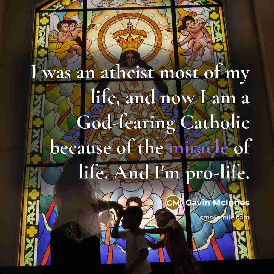 “I was an atheist most of my life, and now…” quote by Gavin McInnes