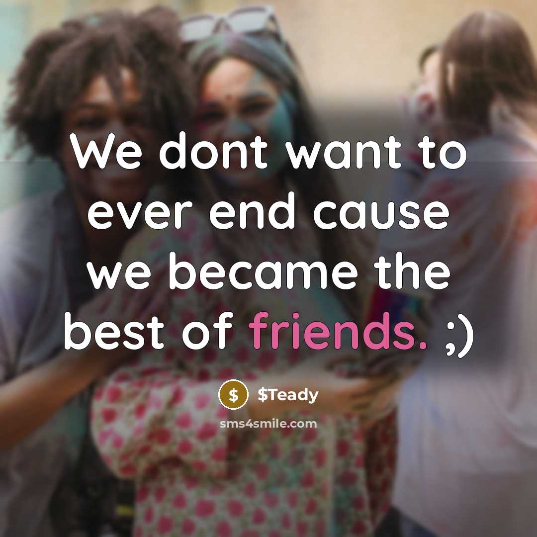 “We dont want to ever end cause we became the…” quote by $Teady