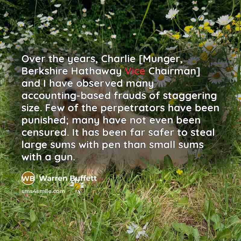 “Over the years, Charlie [Munger, Berkshire Hathaway Vice Chairman] and…” quote by Warren Buffett