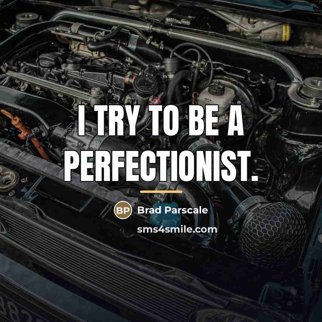 “I try to be a perfectionist.…” quote by Brad Parscale