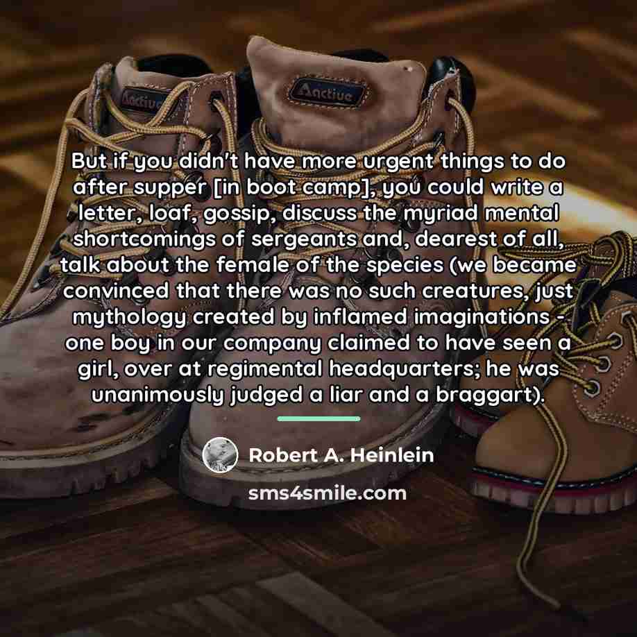 “But if you didn't have more urgent things to do…” quote by Robert A. Heinlein