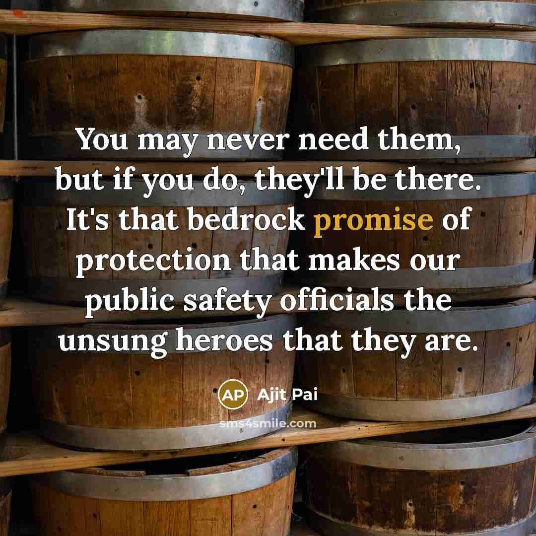 “You may never need them, but if you do, they'll…” quote by Ajit Pai