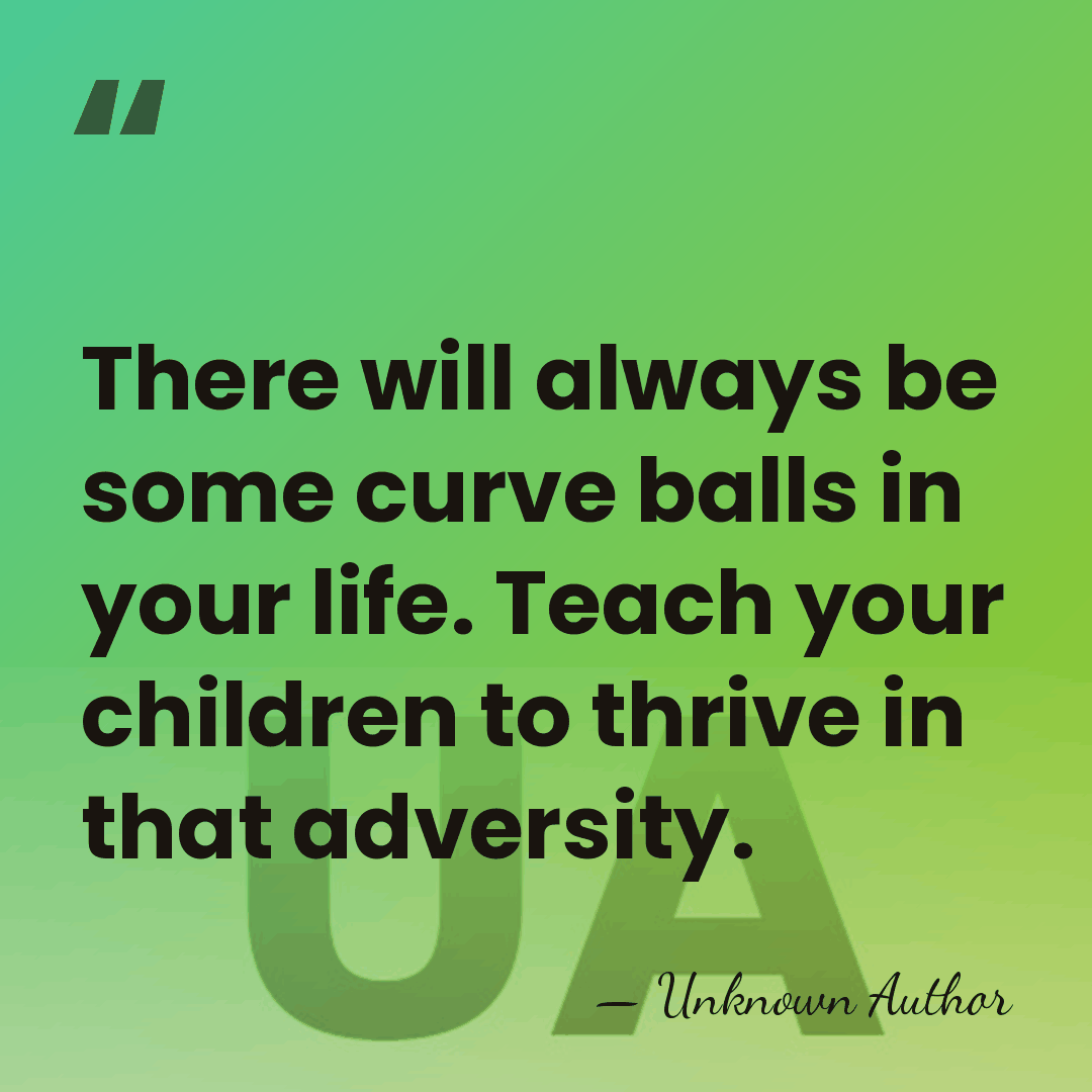 There will always be some curve balls in your life. Teach your&hellip; - Unknown Author
