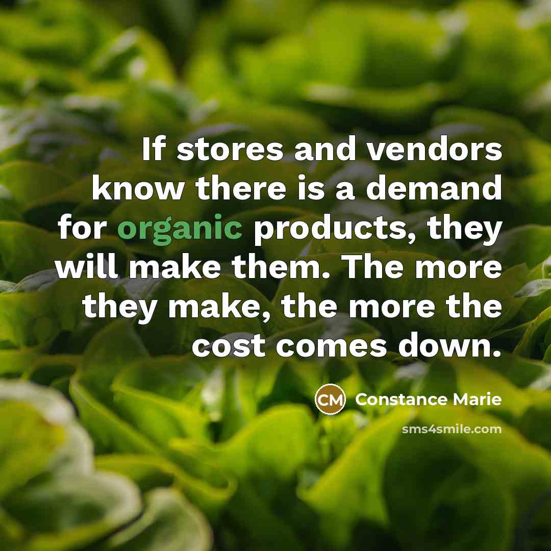 “If stores and vendors know there is a demand for…” quote by Constance Marie