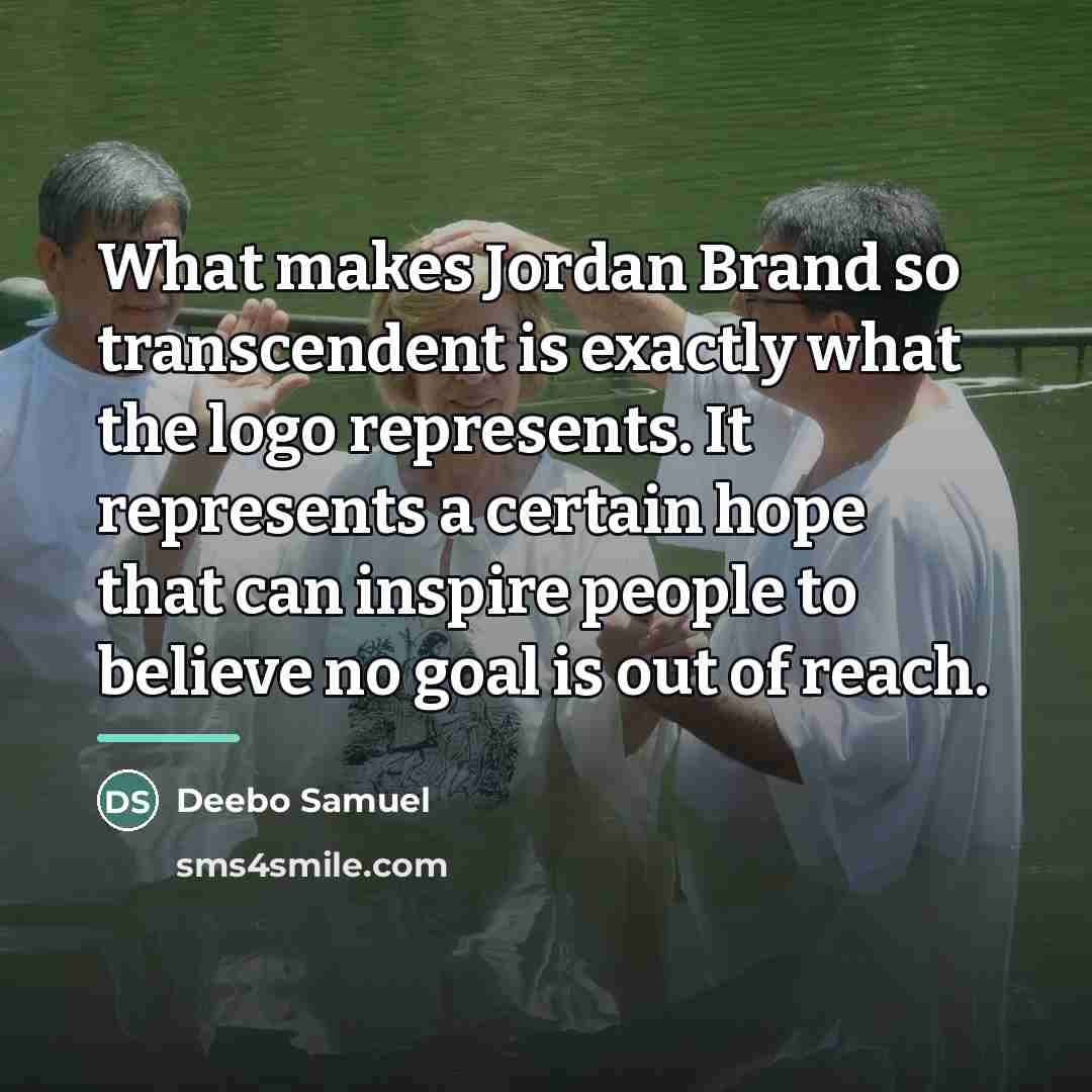 “What makes Jordan Brand so transcendent is exactly what the…” quote by Deebo Samuel