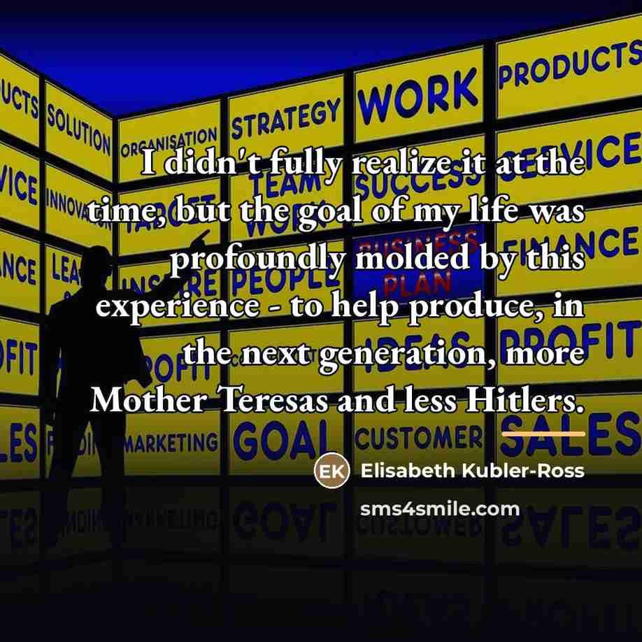 “I didn't fully realize it at the time, but the…” quote by Elisabeth Kubler-Ross