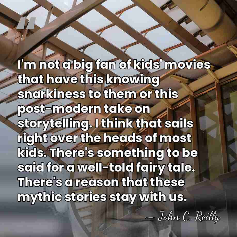 I'm not a big fan of kids' movies that have this knowing&hellip; - John C. Reilly