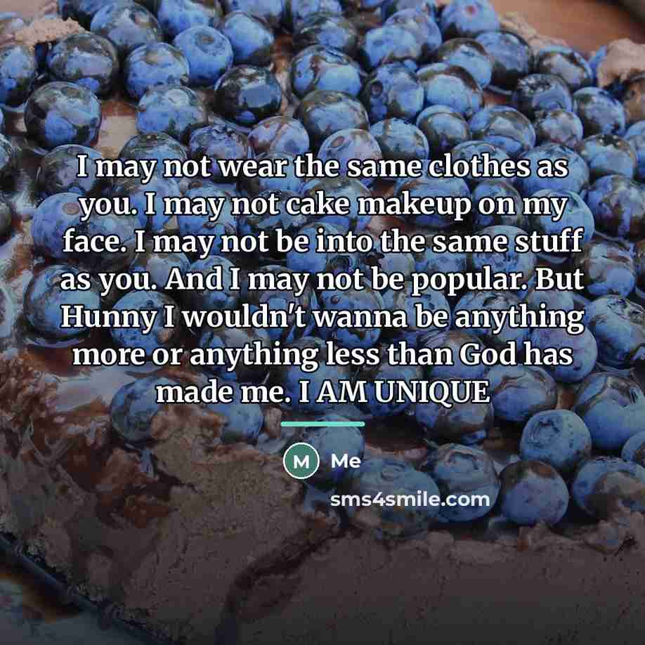 “I may not wear the same clothes as you. I…” quote by Me
