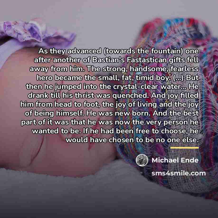 “As they advanced (towards the fountain) one after another of…” quote by Michael Ende