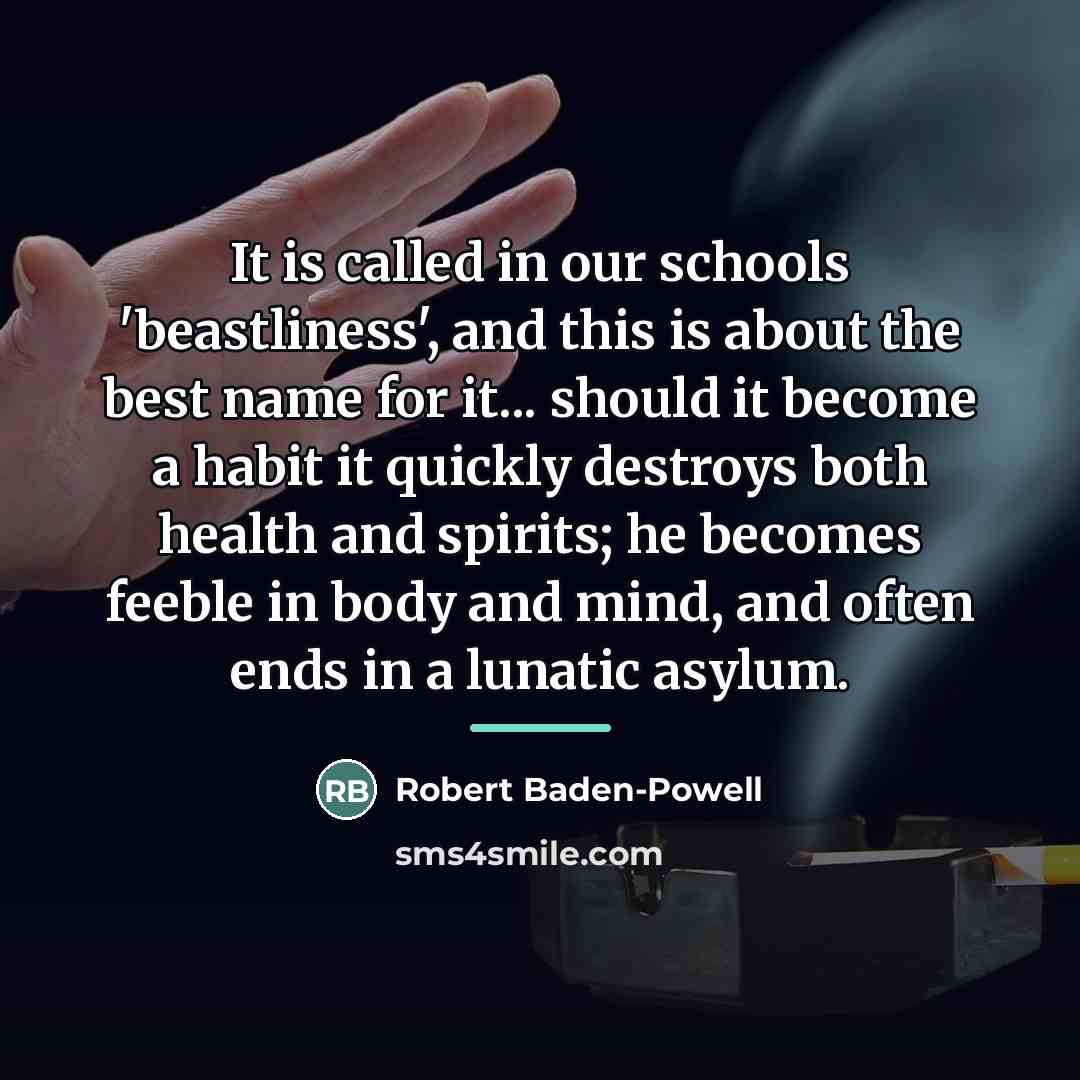 “It is called in our schools 'beastliness', and this is…” quote by Robert Baden-Powell
