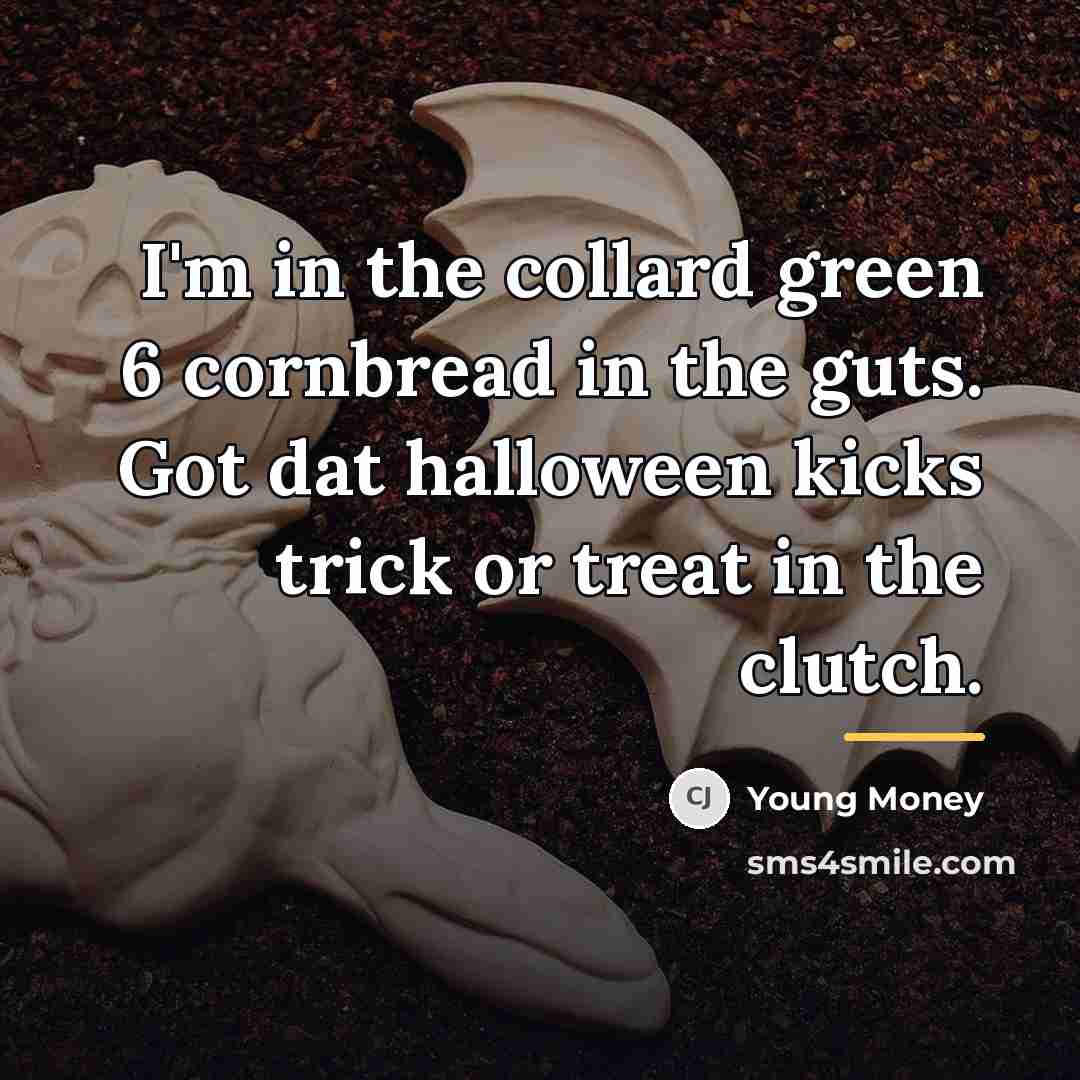 “I'm in the collard green 6 cornbread in the guts.…” quote by Young Money
