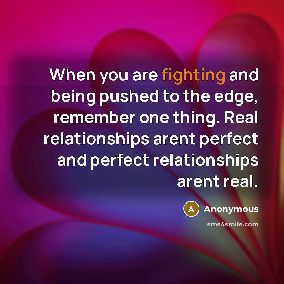 “When you are fighting and being pushed to the edge,…” quote by Anonymous